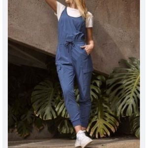 ATHLETA Unbound Sleeveless Jumpsuit Iron Blue - Large